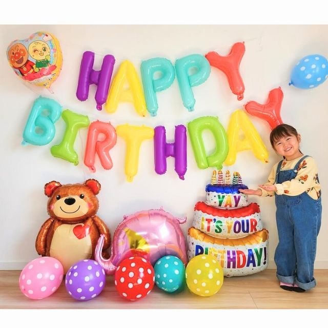 アンパンマン バルーンセット 動物 誕生日 飾り付け 風船 ドキンちゃん コキンちゃん 国内正規品 飾り付けeガイドブッ